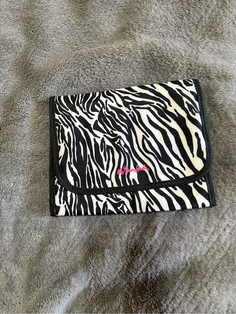 The Paper Studio Zebra Print Travel Bag